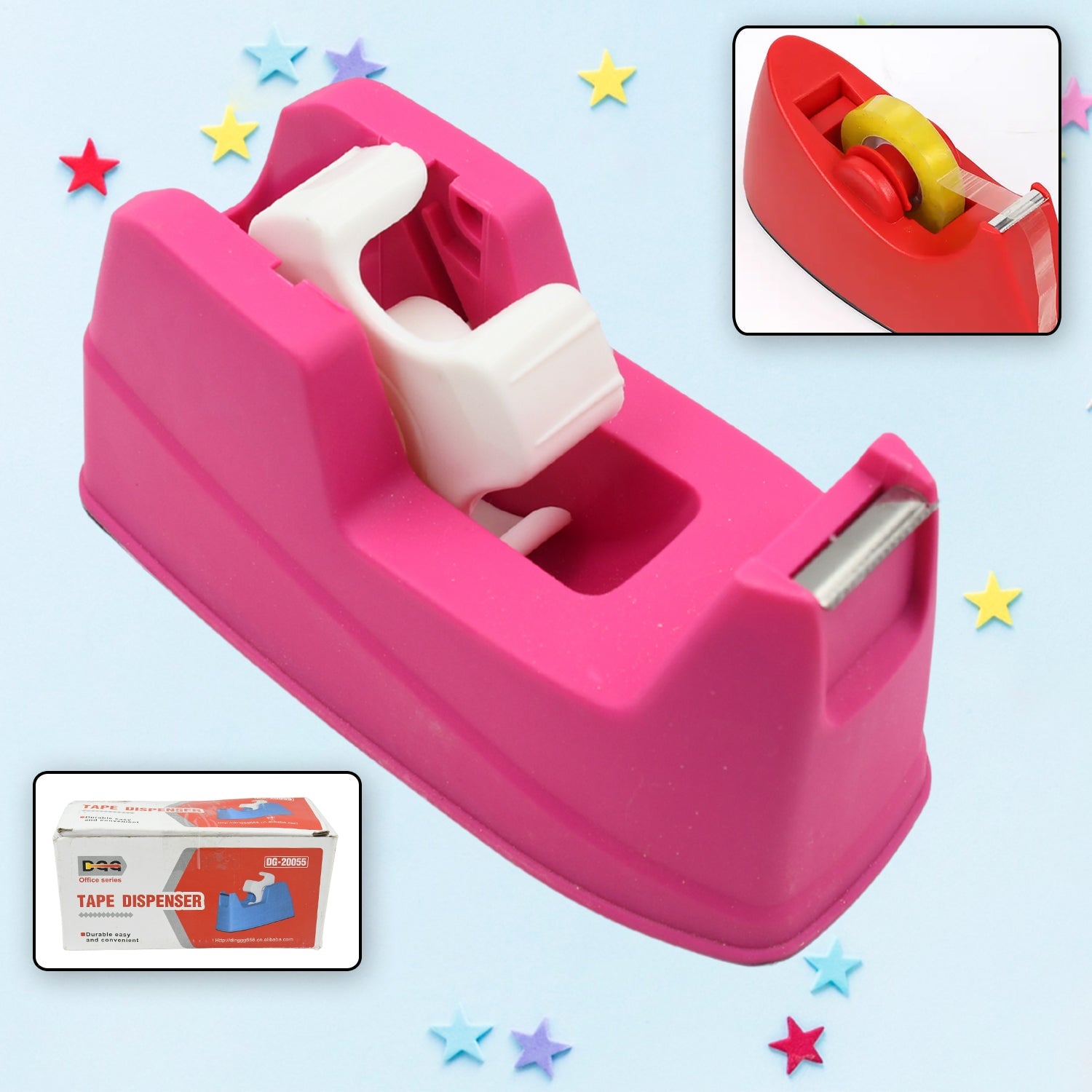 9506 Plastic Tape Dispenser Cutter for Home Office use, Tape Dispenser for Stationary, Tape Cutter Packaging Tape (1 pc / 631 Gm) 9506 Plastic Tape Dispenser Cutter for Home Office use, Tape Dispenser for Stationary, Tape Cutter Packaging Tape (1 pc / 631 Gm)